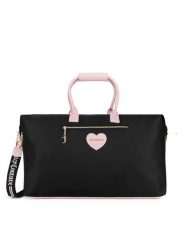 Juicy Couture Torebka BIJXT2544WPJ Czarny. Czarne torebki klasyczne Juicy Couture, bez wzorów, z materiału, bez dodatków. Za 349.99 zł.