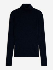AUTHENTIC CASHMERE Kaszmirowy golf w kolorze czarnym rozmiar: XL. Czarne swetry AUTHENTIC CASHMERE, xl, bez wzorów, z kaszmiru, bez ramiączek. Za 369.99 zł.