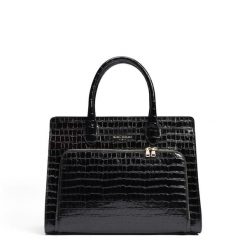 Isabel Bernard Torebka Isabel Bernard Honoré Nadine czarny - skóra Torebki 1 ct Damski. Czarne torby na laptopa Isabel Bernard, bez wzorów, z materiału, na ramię. Za 1,287.99 zł.