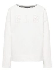 ELBSAND Bluza "Anouk" w kolorze białym rozmiar: L. Białe bluzy ELBSAND, l, bez wzorów, bez ramiączek, bez kaptura. Za 175.67 zł.