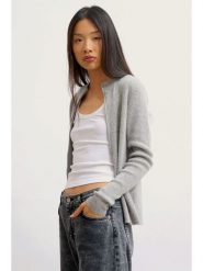 AUTHENTIC CASHMERE Kaszmirowy kardigan "Alberte" w kolorze szarym rozmiar: S. Szare swetry AUTHENTIC CASHMERE, s, bez wzorów, z kaszmiru, bez ramiączek. Za 457.95 zł.