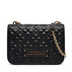 Torebka LOVE MOSCHINO. Czarne torebki klasyczne Love Moschino, bez wzorów, klasyczne, bez dodatków. Za 939.99 zł.