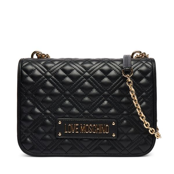 Torebka LOVE MOSCHINO. Czarne torebki klasyczne Love Moschino, bez wzorów, klasyczne, bez dodatków. Za 568.99 zł.