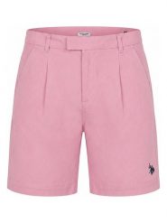 U.S. Polo Assn. Szorty w kolorze jasnoróżowym rozmiar: S. Różowe szorty U.S. Polo Assn., bez wzorów, z bawełny. Za 163.95 zł.