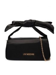 LOVE MOSCHINO Torebka JC4062PP1OLV0000 Czarny. Czarne kopertówki Love Moschino, bez wzorów, z materiału, wizytowe, bez dodatków. Za 729.99 zł.