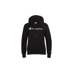 Bluza sportowa damska Champion 115687KK001. Czarne bluzy z kapturem Champion, na zimę, s, bez wzorów, z kapturem. Za 168.05 zł.