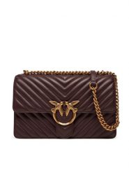 PINKO Torebka Love One Classic Dc PE 24 PLTT 100941 A0GK Fioletowy. Fioletowe listonoszki Pinko, bez wzorów, ze skóry, bez dodatków. Za 1,569.00 zł.