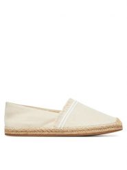 Tommy Hilfiger Espadryle Fringe Canvas Closed Espadrille FW0FW08881 Beżowy. Brązowe espadryle Tommy Hilfiger, bez wzorów, z materiału, bez obcasa. Za 309.99 zł.