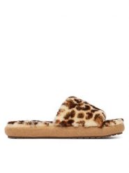 EMU Australia Kapcie Mckay Leopard W13203 Brązowy. Brązowe kapcie Emu Australia, bez wzorów, z wełny. Za 299.99 zł.