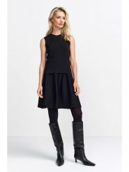 Rich & Royal Top w kolorze czarnym rozmiar: S. Czarne topy Rich & Royal, s, bez wzorów, bez kołnierzyka, bez ramiączek. Za 195.99 zł.