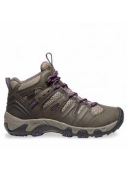 Keen Trekkingi Koven Mid Wp Bungee 1024027 Brązowy. Brązowe buty trekkingowe Keen, z nubiku, bez zapięcia. Za 389.99 zł.