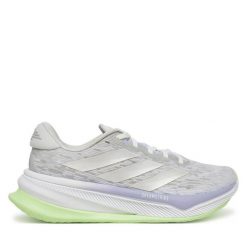 Buty do biegania adidas. Szare buty do biegania adidas, bez wzorów, bez zapięcia, do biegania. Za 419.99 zł.