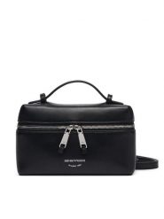 Emporio Armani Torebka EW004564 Czarny. Czarne torebki klasyczne Emporio Armani, bez wzorów, ze skóry, bez dodatków. Za 1,439.00 zł.