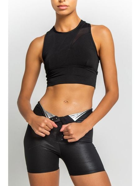 Onamaste Spodenki funkcyjne w kolorze czarnym rozmiar: S/M. Czarne szorty sportowe Onamaste, bez wzorów, z materiału, outdoorowe. Za 61.31 zł.