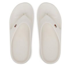 Japonki Tommy Hilfiger. Białe japonki Tommy Hilfiger, bez wzorów. Za 199.99 zł.