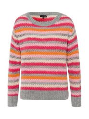More & More Sweter w kolorze szaro-różowo-pomarańczowym rozmiar: 40. Pomarańczowe swetry More & More, bez wzorów, z wełny, bez ramiączek. Za 145.45 zł.