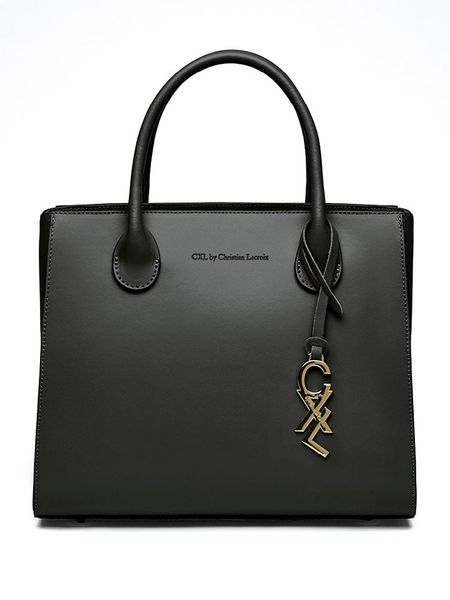 CXL by Christian Lacroix Skórzana torebka "Montaigne" w kolorze czarnym - 31 x 26 x 15 cm rozmiar: onesize. Czarne torebki klasyczne CXL by Christian Lacroix, bez wzorów, z materiału, przez ramię, bez dodatków. Za 496.45 zł.