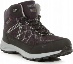 Buty trekkingowe damskie Lady Samaris Lite Regatta. Szare buty trekkingowe Regatta, z gumy, bez zapięcia. Za 301.99 zł.