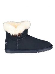 Geographical Norway Botki zimowe "Olady" w kolorze granatowym rozmiar: 36. Niebieskie botki Geographical Norway, bez wzorów, z futra, bez obcasa, bez zapięcia. Za 133.89 zł.