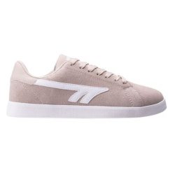 Buty Hi-Tec Korel 92800654206 beżowe beżowy. Brązowe buty treningowe bez wzorów, z materiału, bez zapięcia. Za 213.11 zł.