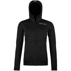 Bluza polarowa damska Ortovox Fleece Light Hoody. Czarne bluzy z kapturem ORTOVOX, xs, bez wzorów, z materiału, bez kaptura. Za 824.99 zł.