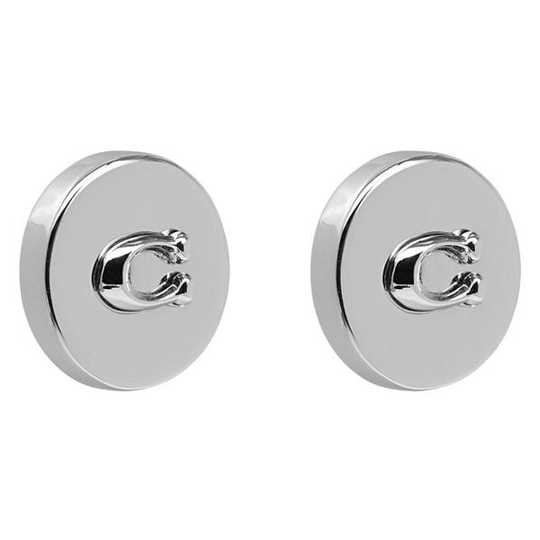 Kolczyki Coach. Szare kolczyki Coach, srebrne. Za 229.99 zł.