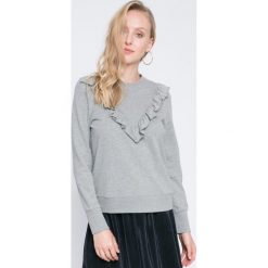 Vero Moda - Bluza Sweet. Szare bluzy marki Vero Moda, z bawełny. W wyprzedaży za 54.90 zł.