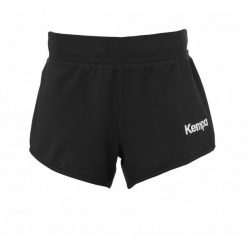 Szorty damskie Kempa Core 2.0 Sweat. Czarne szorty sportowe Kempa, bez wzorów, z dresówki, na fitness i siłownię. W wyprzedaży za 93.00 zł.