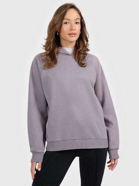 4F Bluza dresowa nierozpinana z kapturem damska - szara S. Szare bluzy z kapturem 4f, s, bez wzorów, z dresówki, z kapturem. Za 159.99 zł.