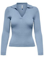 ONLY Sweter w kolorze błękitnym rozmiar: L. Niebieskie swetry ONLY, l, bez wzorów, bez ramiączek. Za 83.62 zł.