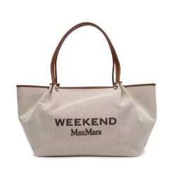 Torebka Weekend Max Mara. Brązowe torebki klasyczne Weekend Max Mara, bez wzorów, bez dodatków. Za 1,479.00 zł.
