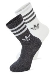 Adidas Originals Skarpety w opakowaniu po 2 sztuki Kobiety czarny|biały|srebrny jednolity, S. Białe skarpetki adidas Originals, bez wzorów. Za 79.95 zł.
