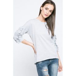 Answear - Bluza. Szare bluzy marki ANSWEAR, z nadrukiem, z bawełny. W wyprzedaży za 39.90 zł.