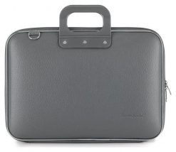 Torba Bombata Classic 15''-16'' charcoal. Szare torby na laptopa Bombata, bez wzorów, na ramię. Za 249.00 zł.