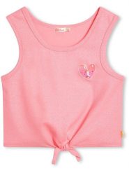 Billieblush Top w kolorze jasnoróżowym rozmiar: 152. Różowe topy Billieblush, z aplikacjami, bez kołnierzyka, bez ramiączek. Za 66.16 zł.