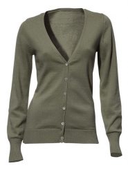 Heine Kardigan w kolorze oliwkowym rozmiar: 48. Brązowe swetry Heine, bez wzorów, z bawełny, bez ramiączek. Za 104.99 zł.