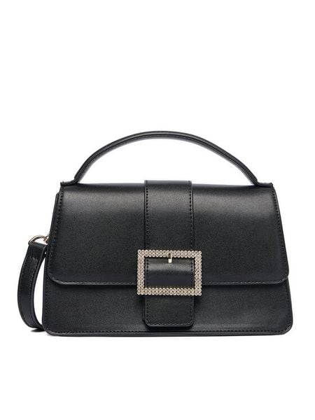 Nine West Torebka CEO-MISSISIPI-III-KY159 Czarny. Czarne torebki klasyczne Nine West, bez wzorów, z materiału, bez dodatków. Za 199.99 zł.