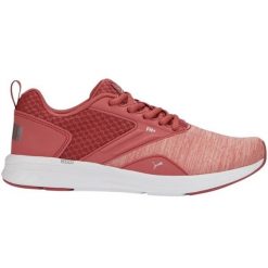 Buty Puma Nrgy Comet W 190556 65 brązowe. Brązowe buty do biegania bez wzorów, z gumy, bez zapięcia, do biegania. Za 293.50 zł.