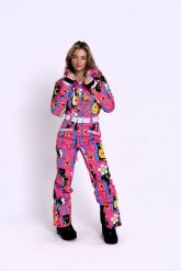 Kombinezon narciarski damski Trippy Hippy. Czerwone kombinezony OOSC, na zimę, s, z aplikacjami, z polaru, bez kołnierzyka, bez ramiączek. Za 1,710.99 zł.