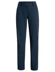 Spodnie damskie Strathcona Pants II. Niebieskie spodnie narciarskie Vaude, bez wzorów, z elastanu, narciarskie. Za 575.60 zł.