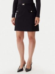 Guess Spódnica trapezowa W5BD61 KCMU2 Czarny Regular Fit. Czarne spódnice Guess, xxl, z aplikacjami, z syntetyku, trapezowe. Za 349.99 zł.