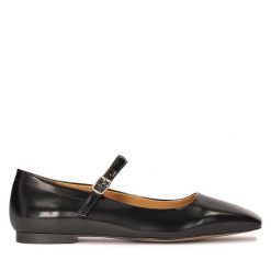 Baleriny Kazar. Czarne baleriny Kazar, bez wzorów, bez obcasa, bez zapięcia. Za 599.00 zł.