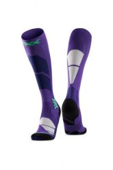 Skarpety narciarskie damskie Ski Perform Otc Women. Fioletowe skarpetki X-Socks, bez wzorów, z dzianiny. Za 177.60 zł.