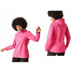 Kurtka przeciwdeszczowa damska Hamara III. Czerwone kurtki Regatta, bez wzorów, z poliesteru, bez kaptura. Za 229.99 zł.