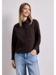 Street One Koszula w kolorze ciemnobrązowym rozmiar: 40. Brązowe koszule Street One, bez wzorów, z bawełny, street, bez kołnierzyka, bez ramiączek. Za 129.95 zł.