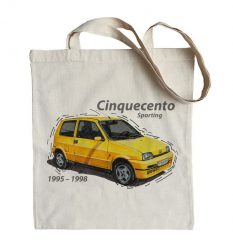 Cinquecento — torba. Torby podróżne nikiniki, bez wzorów, z bawełny, na ramię. W wyprzedaży za 24.65 zł.