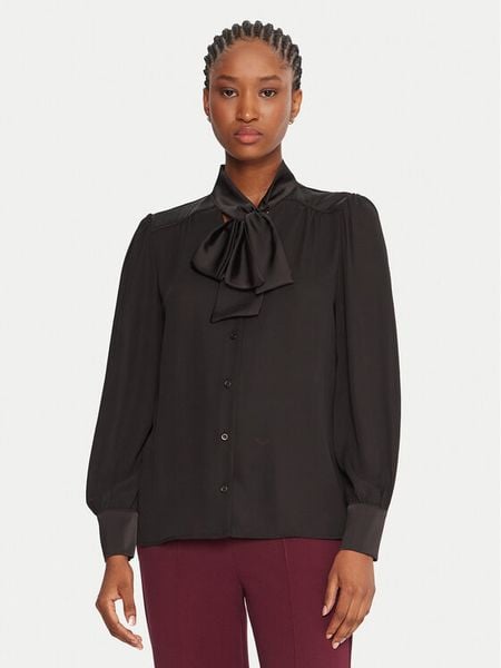 Rinascimento Koszula CFC0126204003 Czarny Regular Fit. Czarne koszule Rinascimento, xs, bez wzorów, z syntetyku, bez kołnierzyka, bez ramiączek. Za 199.99 zł.