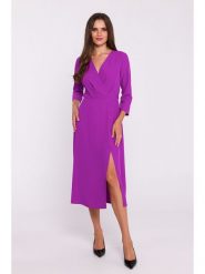 Stylove Sukienka w kolorze fioletowym rozmiar: XL. Różowe sukienki Stylove, xl, bez wzorów, bez kołnierzyka, bez ramiączek, midi. Za 297.95 zł.