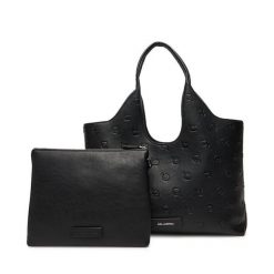 Torebka KARL LAGERFELD. Czarne torebki klasyczne KARL LAGERFELD, bez wzorów, klasyczne, bez dodatków. Za 829.99 zł.