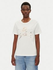 Fransa T-Shirt 20615334 Biały Regular Fit. Białe t-shirty Fransa, m, bez wzorów, z bawełny, bez kołnierzyka, bez ramiączek. Za 59.99 zł.